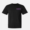 PNPU Branded Unisex T-Shirt Marathon Purple Logo