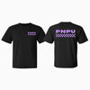 PNPU Branded Unisex T-Shirt Marathon Lavender Logo