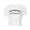PNPU White Classic Cropped Tee MULTIPLE COLORS