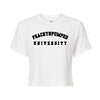 PNPU White Classic Cropped Tee MULTIPLE COLORS