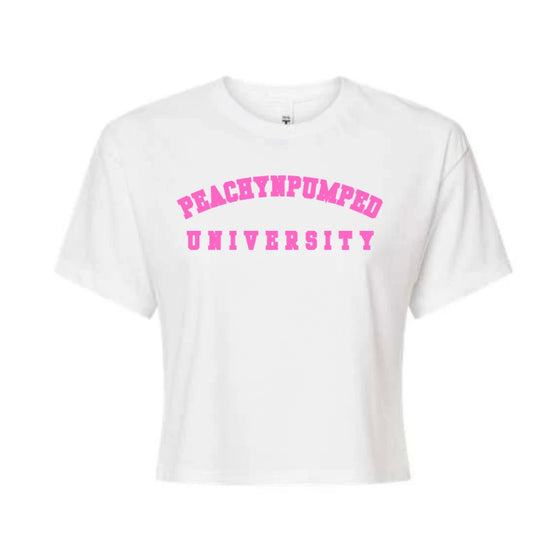 PNPU White Classic Cropped Tee MULTIPLE COLORS