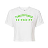PNPU White Classic Cropped Tee MULTIPLE COLORS