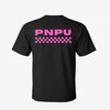 PNPU Branded Unisex T-Shirt Marathon Pink Logo