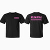 PNPU Branded Unisex T-Shirt Marathon Pink Logo